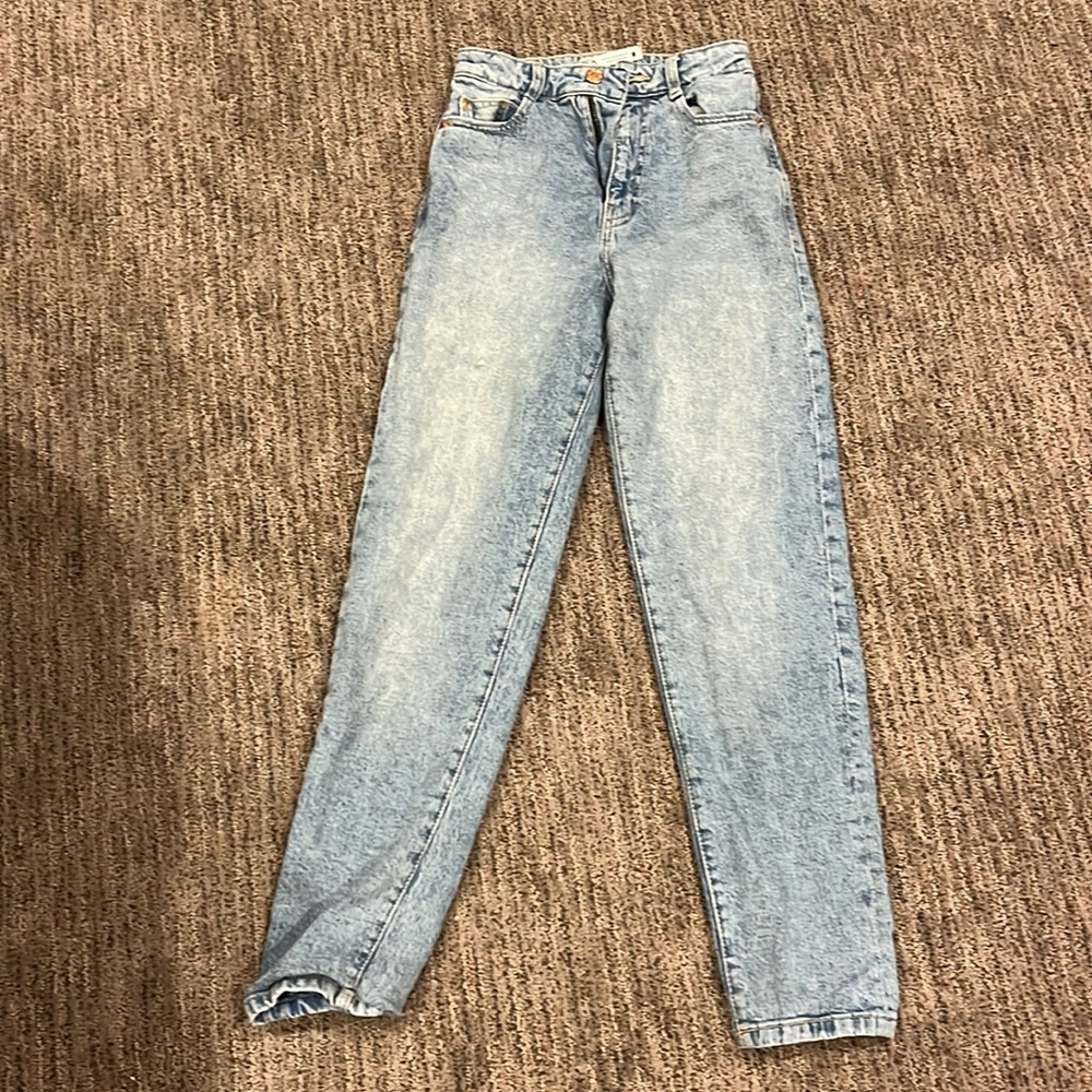 ZARA high rise jeans